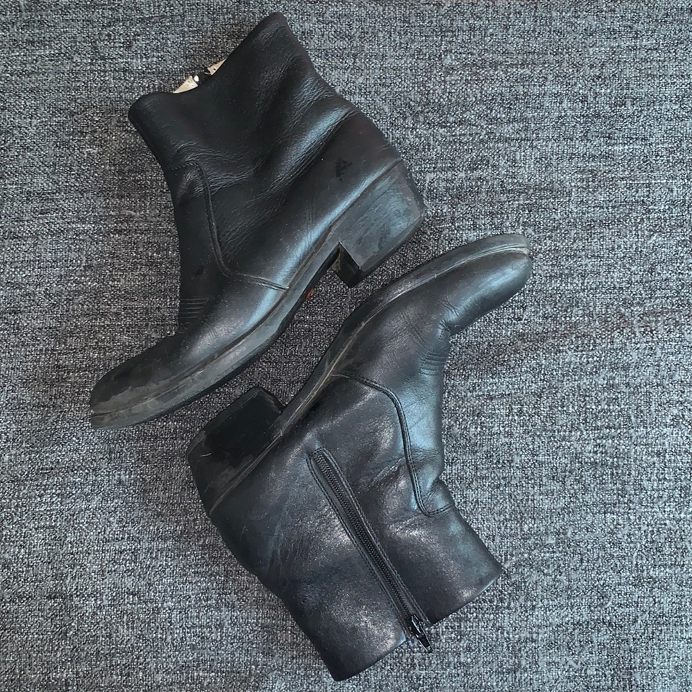 Ankle boots in Cowboy Boot style Black 10.5